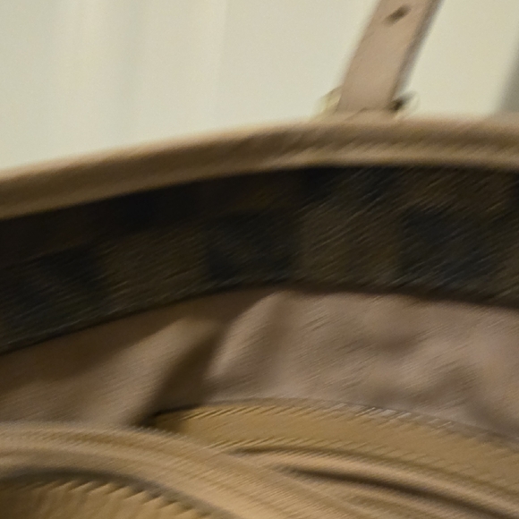 Michael Kors Checkered Tote - Black and Tan - Picture 13 of 16